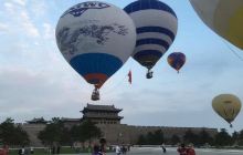 平遥古城热气球飞行体验