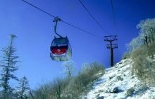 亚布力观光缆车及世界第一滑道景点