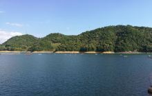 千岛湖巨网捕鱼