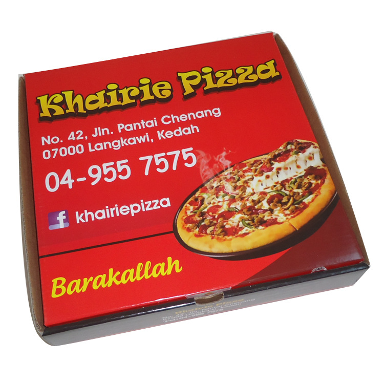 批发定做批萨包装盒 环保匹萨盒 多规格pizza盒 外卖打包披萨纸盒