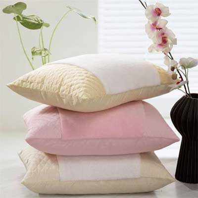简约现代纯色沙发抱枕靠垫套素色家用卧室靠枕 含芯彩色糖果