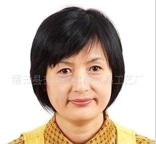 韩国仿真头皮假发女短发bobo头发 空气刘海短卷发半丸子头假 发套