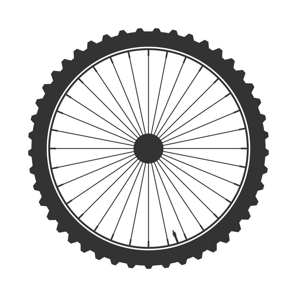 自行车查出的轮幅体育运动轮胎轮子.