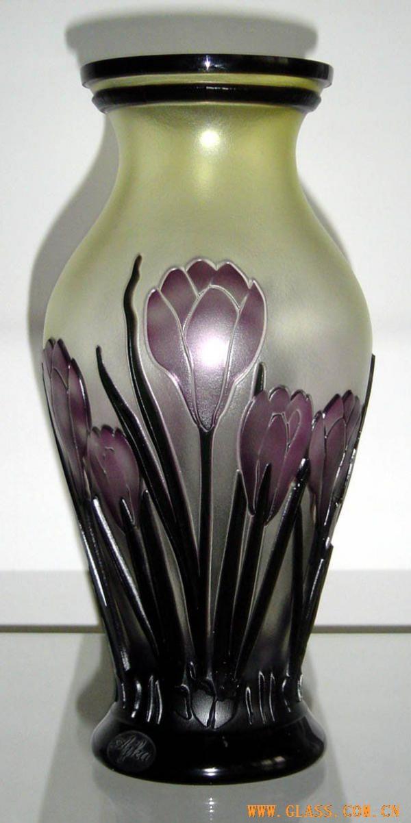 宜美家 透明玻璃花瓶 