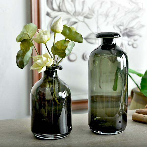 六角透明 玻璃花瓶 园艺水生水培植物 富贵竹花瓶 