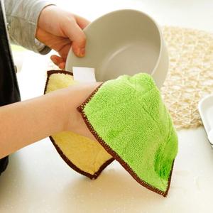 竹纤维不沾油洗碗布擦碗布擦手巾吸水不掉毛洗碗巾厨房抹布