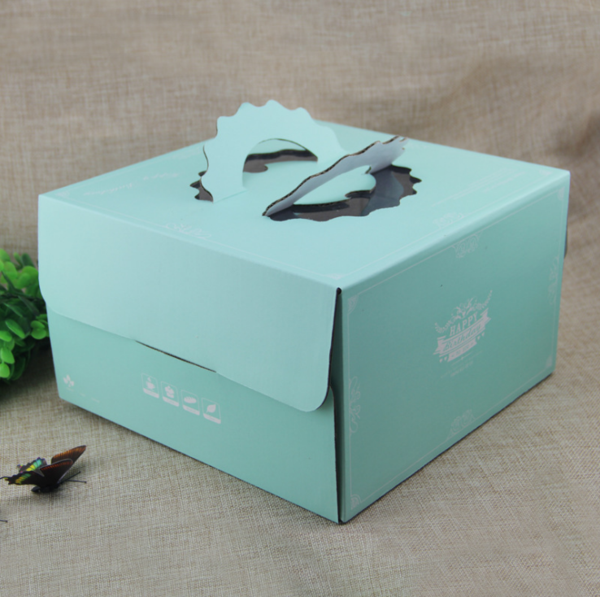 生日蛋糕包装盒 定做蛋糕盒方形 8寸蛋糕底托 韩国烘焙包装盒