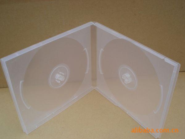 可插页 双碟装塑料光盘盒 盒 cd 双片装透明 明双盒 09 加厚光盘方盒