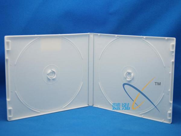 14厘乳白 光盘盒 dvd盒 优质单片塑料盒 cd 包装盒 cd光盘盒