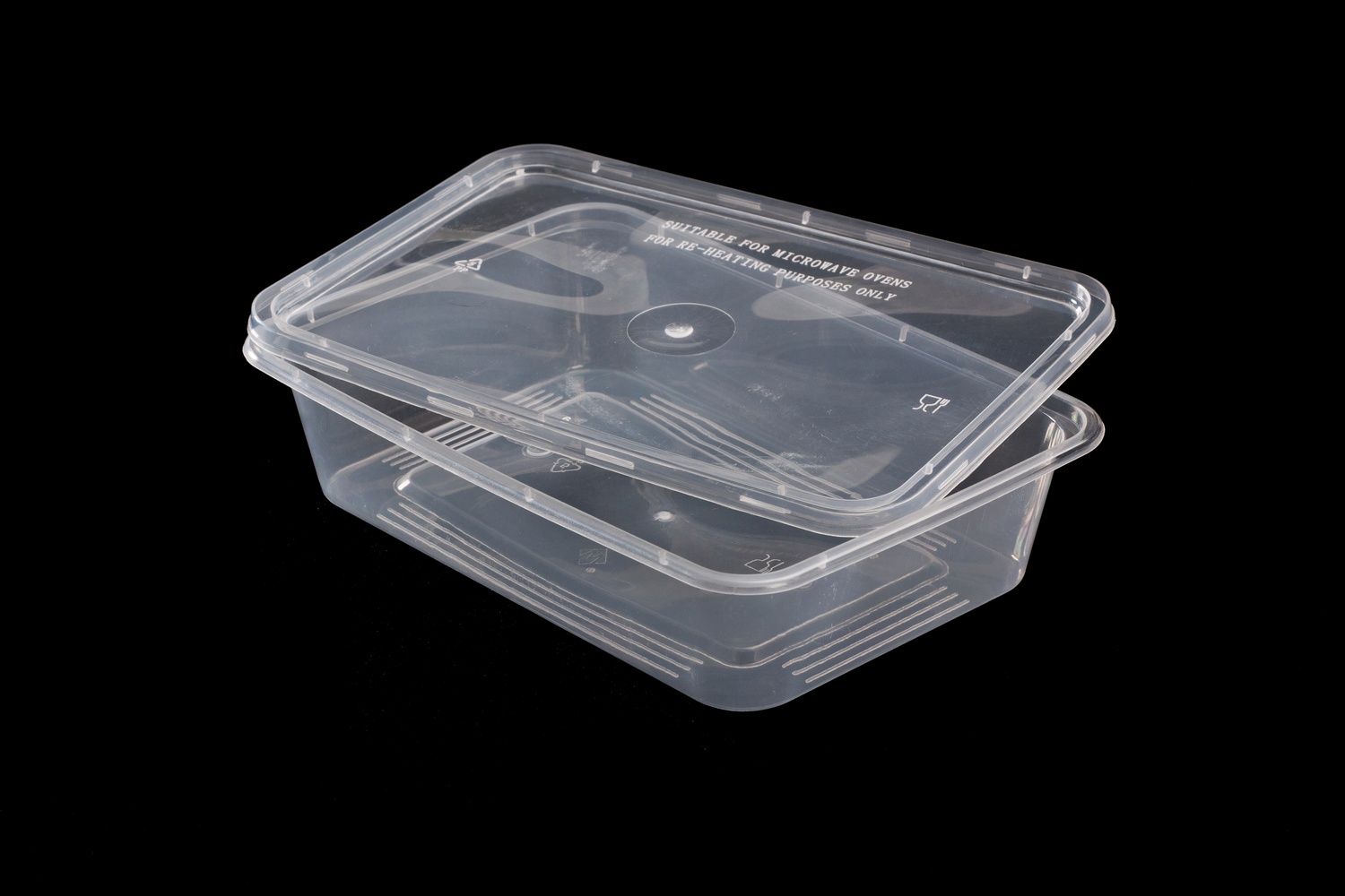 1500ml长方形一次性打包盒一次性餐盒塑料盒外卖盒透明饭盒批发